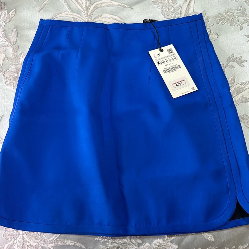 Zara tailored mini skirt